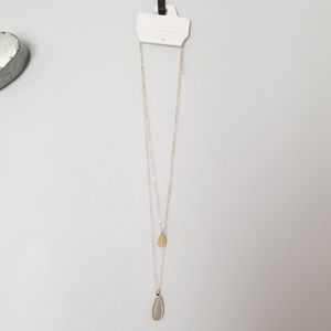 NWT Lauren Conrad 36" gold tone necklace
